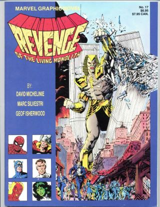 Marvel Graphic Novel 17 Revenge Of The Living Monolith