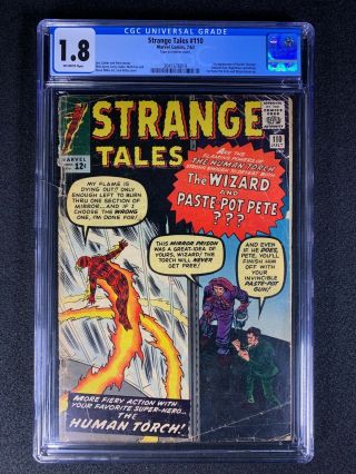 Strange Tales 110 Cgc 1.  8 (1963) - 1st App Of Doctor Strange