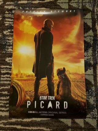 Sdcc 2019 Picard Promo Poster Promo Star Trek