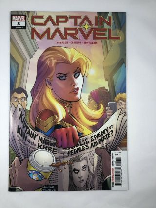 Captain Marvel 8 Marvel Comics 1st Appearance Star Cover A Nm 1st Print