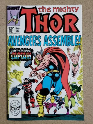Thor 390 Captain America Wields Thor 
