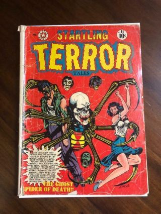 Startling Terror Tales 11 Cgc Classic L.  B.  Cole Cover - Missing Centerfold