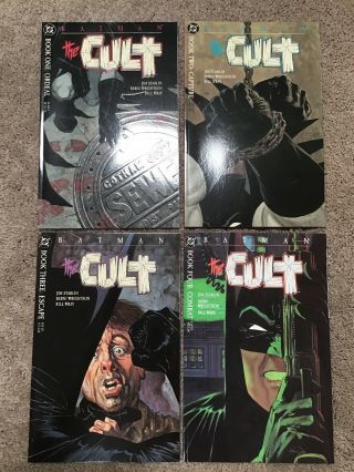 Batman The Cult Books 1 - 4 Dc Comics 1988