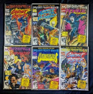 Rise Of The Midnight Sons 1 - 6 Polybagged Ghost Rider Johnny Blaze Moribus