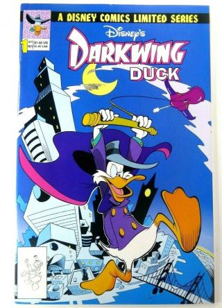 Walt Disney Darkwing Duck (1991) 1 Key 1st Appearance Copper Age Vf Ships