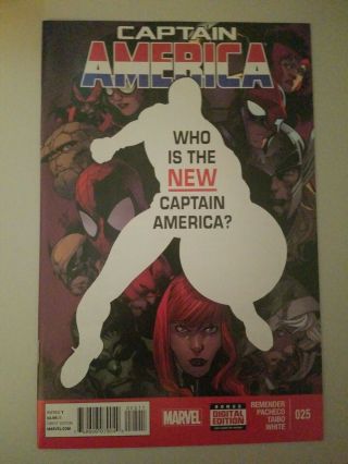 Captain America 25 Nm 2017 Sam Wilson As Cap Marvel Comics