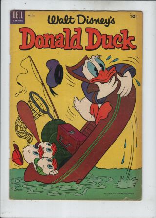 Donald Duck 36 Fine,  To F/vf