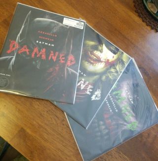 Batman Damned 1 2 3 Full Run First Prints Cover A All Nm Near Uncensored