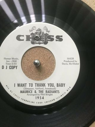 ORG Maurice & The Radiants BABY YOU GOT IT Demo Is Ex Plays Floor Filler 2