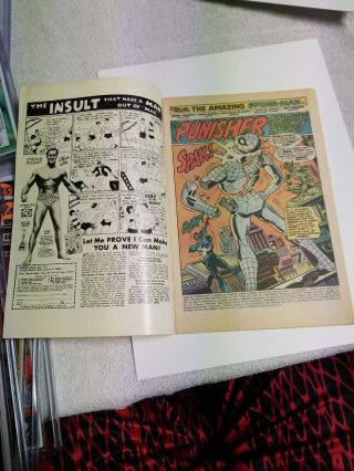 The Spider - Man 129 1st Appearance of the Punisher (Feb 1974,  Marvel) 7