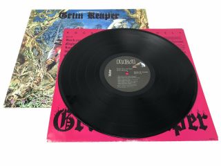 Grim Reaper Rock You To Hell Lp Vinyl Record Rca Victor Bmg 6250 - 1 - R 1987