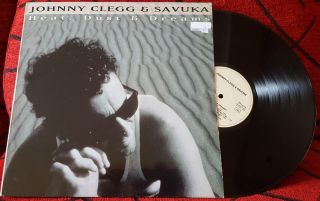 Johnny Clegg & Savuka Heat,  Dust & Dreams Very Scarce 1993 Spain Lp
