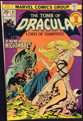 THE TOMB OF DRACULA 43 45 46 SILVER AGE MARVEL COMIC BOOKS HORROR MARV WOLFMAN 2
