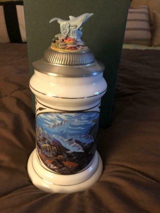 Limited Edition Environmental Stein " First Breath ",  By Michael Hoffman Dram Tree