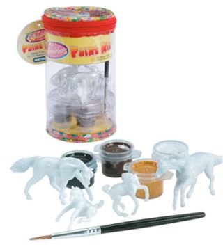 Breyer 4121 Paint Your Own Mini Whinnies Model Horse Craft Kit Retire