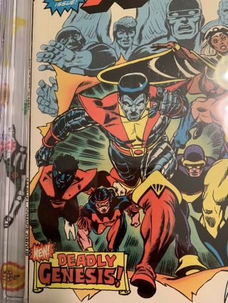 Giant Size X - Men 1 GCC 9.  2 w/ WHITE Pages HOTTEST BOOK GOING ATM 7