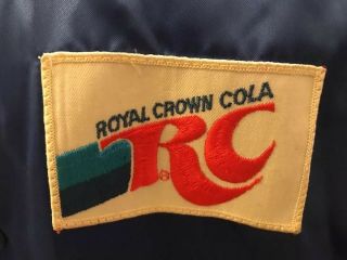 Vintage 80s RC Cola Royal Crown Soda Baseball Jacket X - Large RARE 2