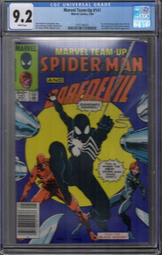 Marvel Team - Up 141 Spider - Man And Daredevil White Pages 5/84 Cgc 9.  2