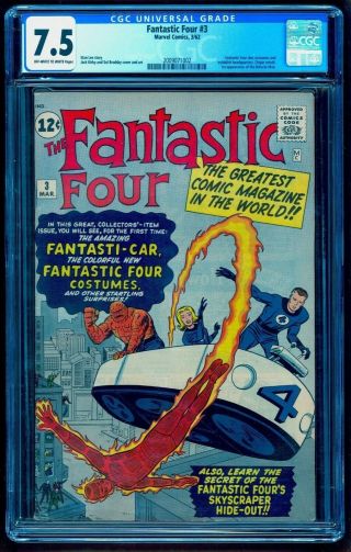 Fantastic Four 3 Cgc 7.  5 Bright Colors No Marks Or Stamps Mcu Movie 2022