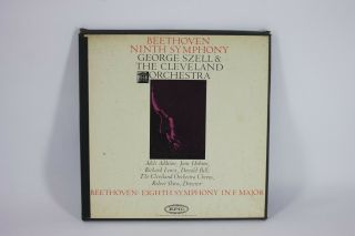 Beethoven Eighth & Ninth Symphony George Szell The Cleveland Orchestra Epic 6041