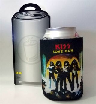 Kiss American Heavy Metal Rock Band Love Gun Can Koozie Coolie Holder Cooler