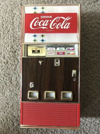 Vintage Ultra Rare 1996 Coca Cola Collectible Light Up,  Music Playing Piggy Bank