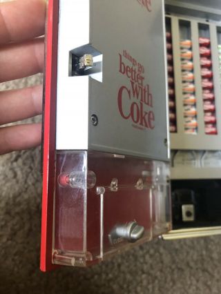 VINTAGE ULTRA RARE 1996 Coca Cola collectible light up,  music playing piggy bank 5