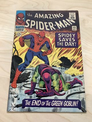 Spider - Man 40 - Higher Grade Green Goblin Classic Romita Cover Gem