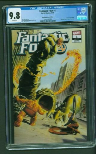 Fantastic Four 1 Cgc 9.  8 Alex Ross Art Edition Variant Cover Ff1 Homage Lgy 646