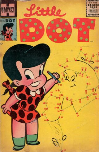 Little Dot 12 Harvey Comics 12 1955 Early Richie Rich And Lotta