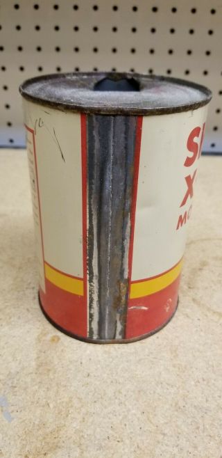 Shell X - 100 Motor Oil Can 4