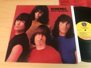 The Ramones End Of The Century Lp Orig Press Sire Srk 6077 Punk Masterpiece Ex,