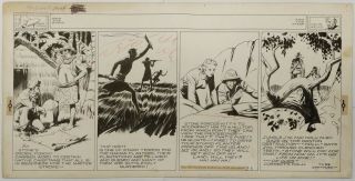 Art,  Alex Raymond,  Jungle Jim (1940 - 03 - 03) Topper - Format Sunday Strip
