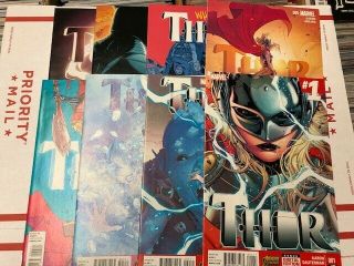 Complete Set Jane Foster Thor 1 - 8 Vf - Nm Shape Movie