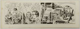 Art,  Rip Kirby,  Alex Raymond,  (1948 - 03 - 17) Bleak Prospects 641
