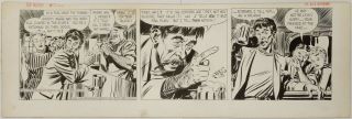 Art,  Rip Kirby,  Alex Raymond,  (1948 - 07 - 28) Terror On The Thames 755