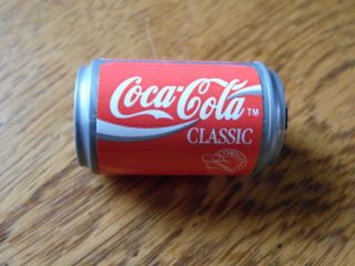 Vintage Coca Cola Classic Formula Plastic Can Fishing Novelty Bobber