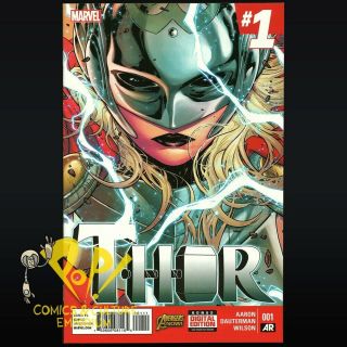 Thor (2014) 1 Regular Cover 1st Print Marvel Comics Jane Foster Vf/nm