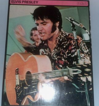 Elvis Presley - Panel Deluxe - Rare Japan 2 Lp Set In A Laminated 16x12 Box.