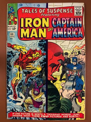 Tales Of Suspense 66 Marvel Comics Iron Man And Captain America Appearance
