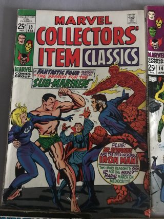 Marvel Collectors ' Item Classics/Greatest 14,  19,  23,  28,  34,  38,  40 Fantastic Four 2