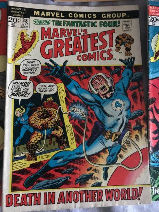Marvel Collectors ' Item Classics/Greatest 14,  19,  23,  28,  34,  38,  40 Fantastic Four 7