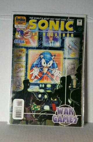 Sonic The Hedgehog Archie Comics 110 July 2002 Princess Sally Bagged Boarded