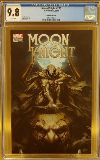 Moon Knight 200 Limited To Only 600 Hand Selected Copies Cgc 9.  8 Nm/m