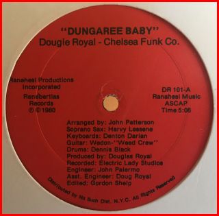 Disco Boogie 12 " Dougie Royal/chelsea Funk - Dungaree Baby Rare 