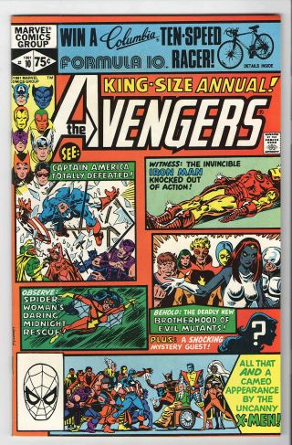 Avengers Annual 10 1981 Marvel Comics Nm,  9.  6 1st App.  Rogue,  Madelyne Pryor