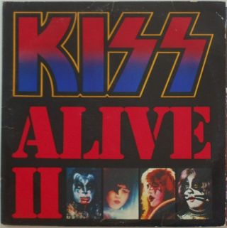 Kiss Alive II LP Record Vinyl Casablanca NBLP 70762 1977 Tattoos Booklet & Order 2