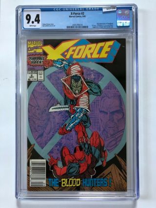 X - Force 2 Cgc 9.  4 White Pages [2nd Deadpool] Mo7 - 236