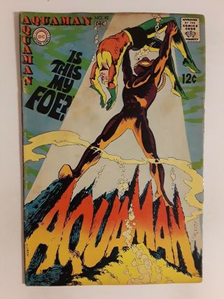 Aquaman 42 (vg/f 5.  0) 1968 Black Manta Cover & Appearance; Nick Cardy Cover