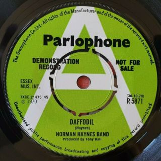Norman Haines Band - Daffodil / Autumn Mobile ORIG UK Parlophone DEMO NM 45 3